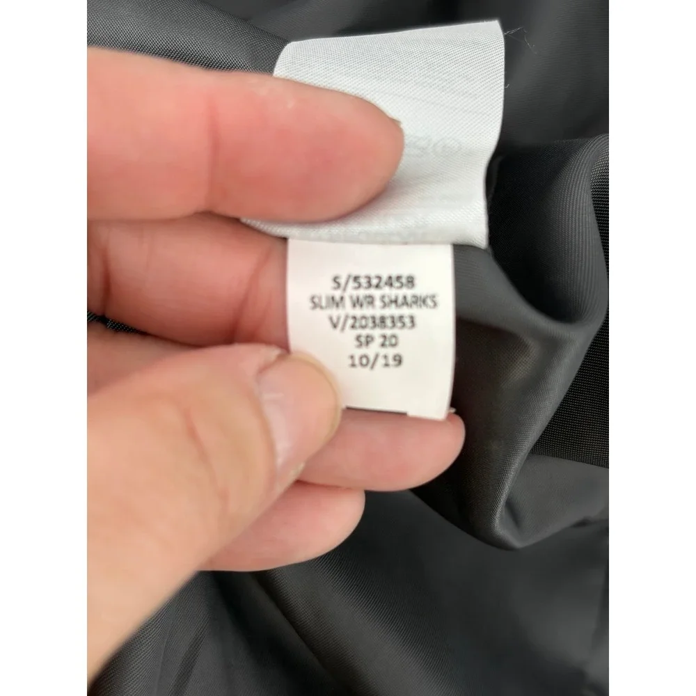 Banana Republic, Sport Coat/Blazer, Gray Slim Fit, Two Button, Men's Size 42